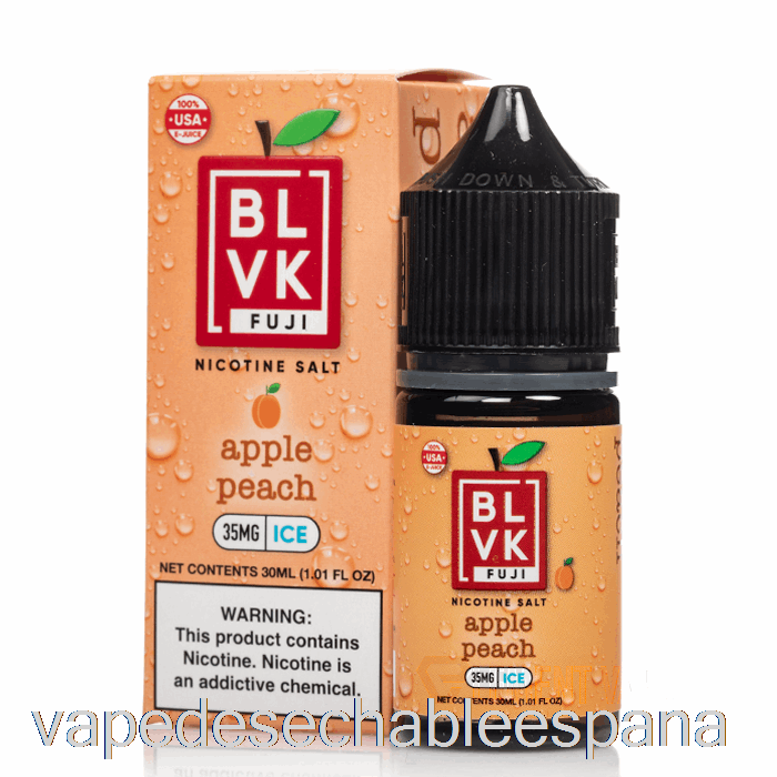 Vape Desechable España Manzana Melocotón Hielo - Blvk Fuji Sales - 30ml 50mg